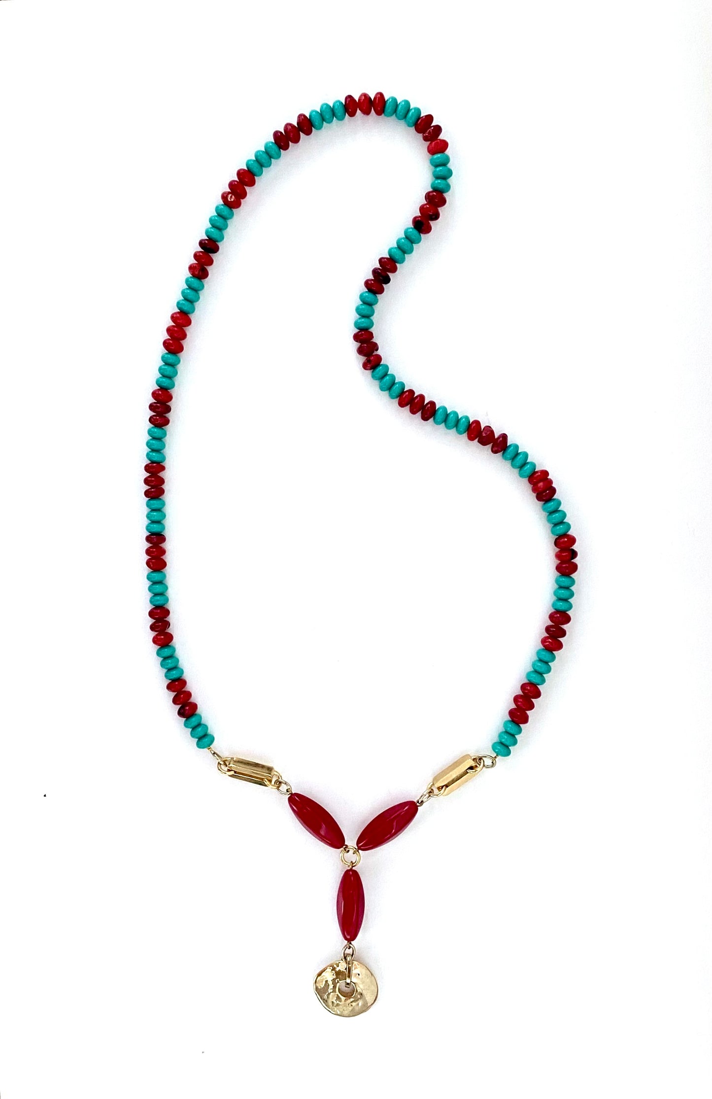 COLLAR IXCHEL CARMESÍ