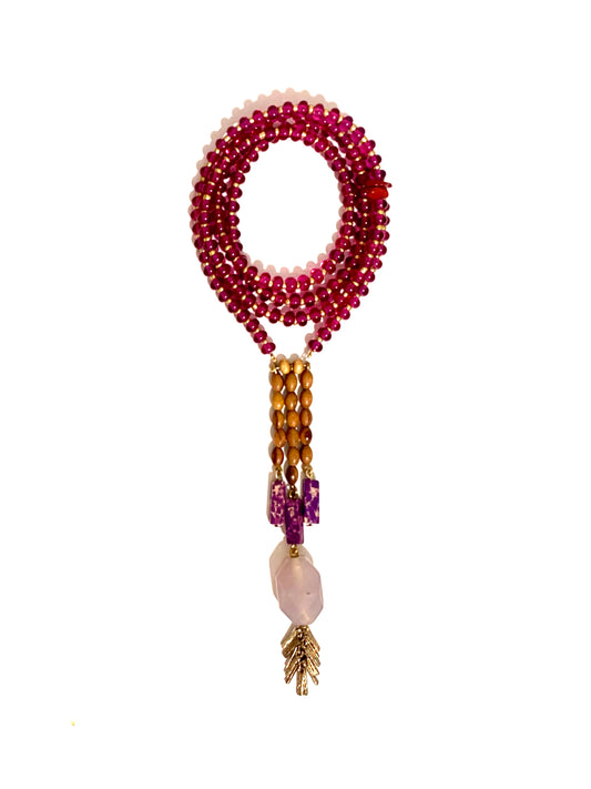 COLLAR LUZ DE LA PARED VIOLETA