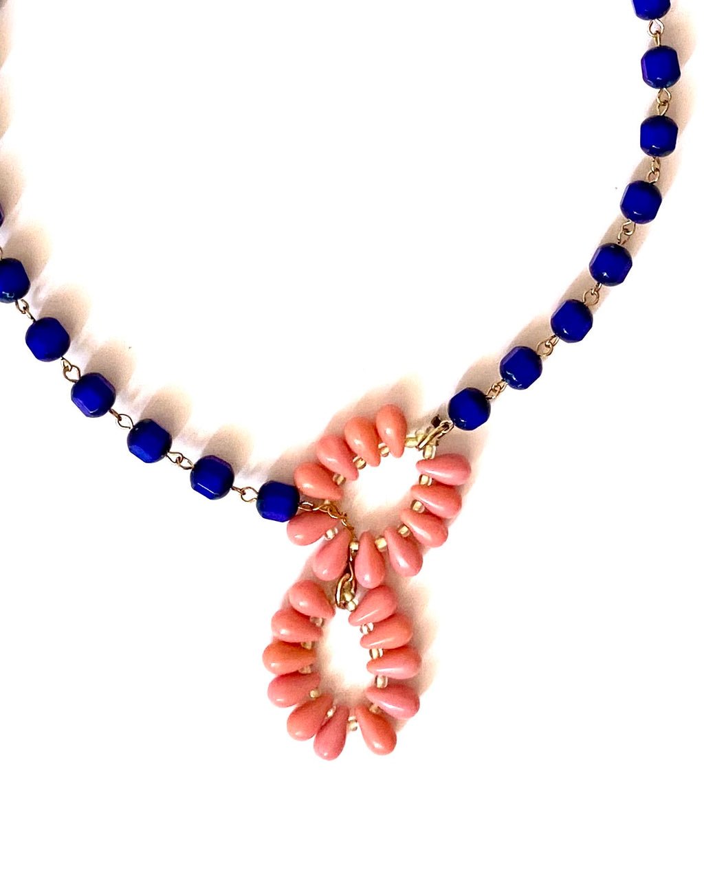 COLLAR ORQUÍDEA AZUL