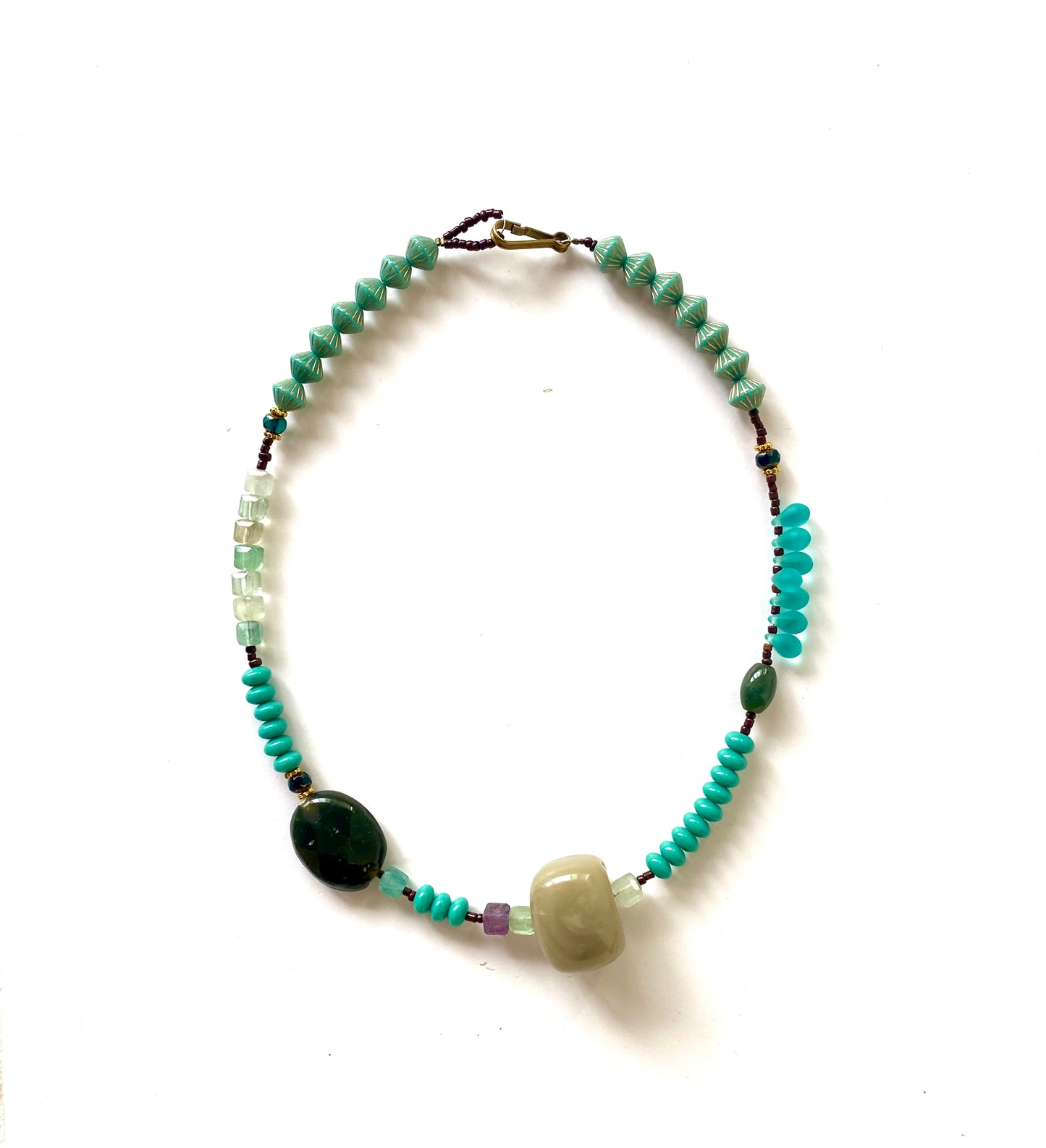 COLLAR VELA TURQUESA DEL ÍNDICO