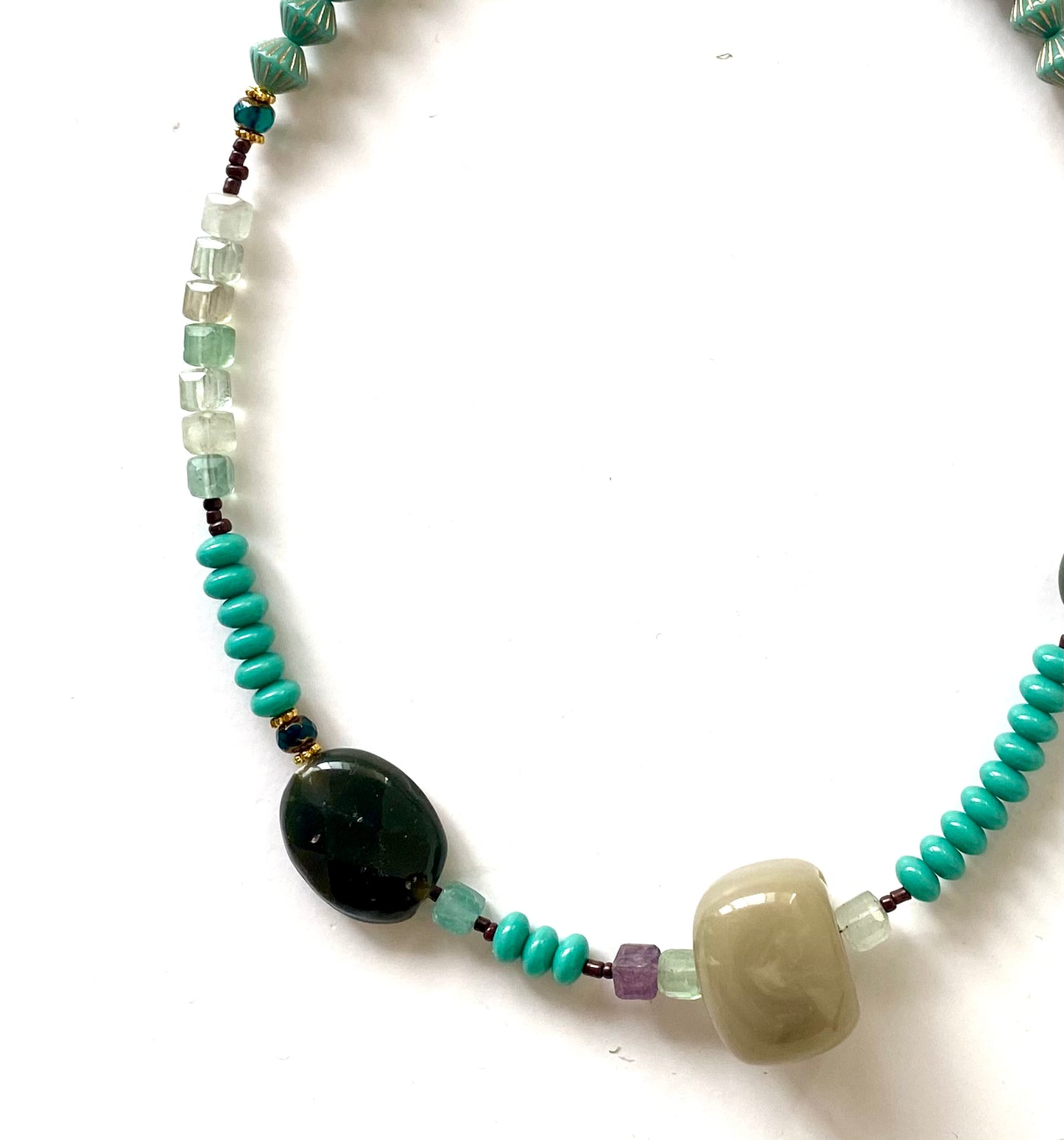 COLLAR VELA TURQUESA DEL ÍNDICO
